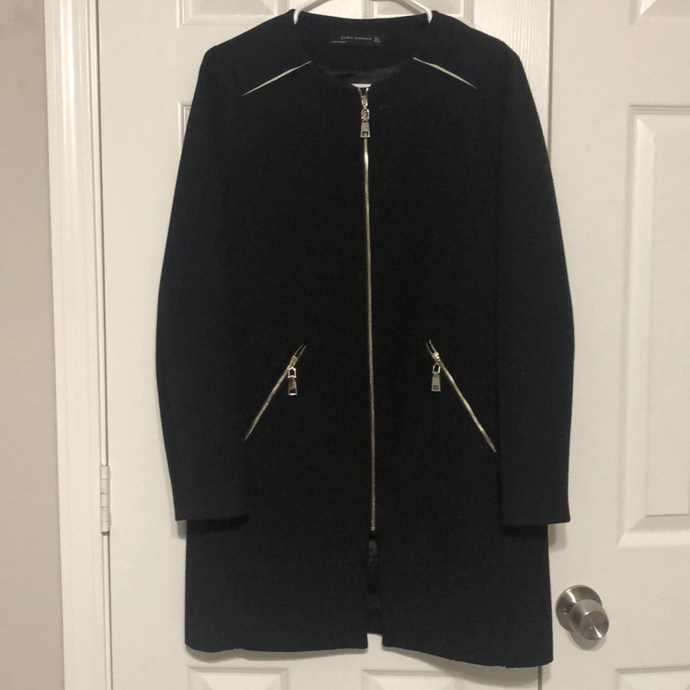 Zara black coat